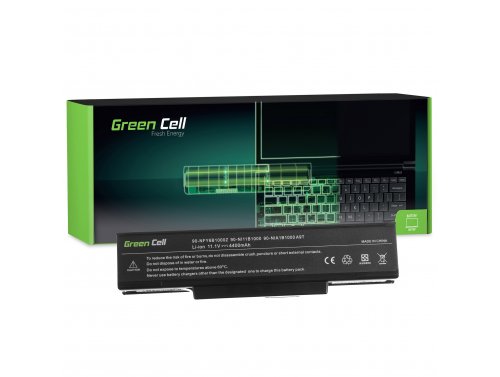 Green Cell Akku BTY-M66 para Asus A9 A9000 X56SE COMPAL EL80 EL81 FL90 FL92 GL30 GL31 HGL31 JHL90 LG E500 MSI GE600