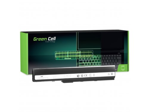 Green Cell Bateria A32-K52 para Asus K52 K52D K52F K52J K52JB K52JC K52JE K52N X52 X52F X52N X52J A52 A52F