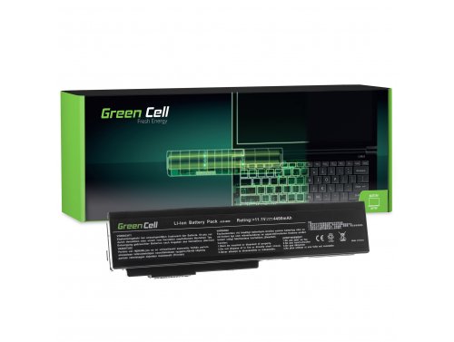 Green Cell Bateria A32-M50 A32-N61 para Asus N53 N53J N53JN N53N N53S N53SV N61 N61J N61JV N61VG N61VN M50V G51J G60JX X57V