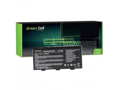 Green Cell Bateria BTY-M6D para MSI GT60 GT70 GT660 GT680 GT683 GT683DXR GT780 GT780DXR GT783 GX660 GX680 GX780