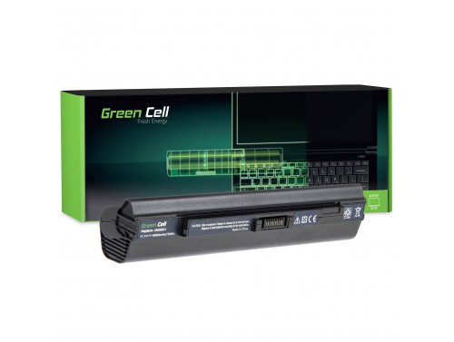 Green Cell Akku UM09A31 UM09B31 para Acer Aspire One 531 531H 751 751H ZA3 ZG8 6600mAh