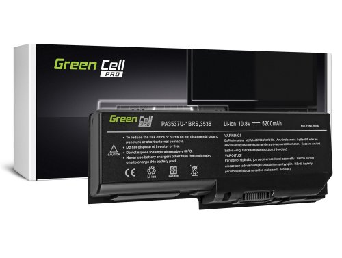 Green Cell PRO PABAS100 PA3536U-1BRS para Toshiba Satellite L350 L350D L355 L355D P200 P205 P300 P305 X200