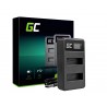 Carregador AHBBP-401 Green Cell ® para GoPro HERO 4 CHDBX CHDBY CHDHX CHDHY Black White Silver Edition (4.2v 2.5w 0.6A)