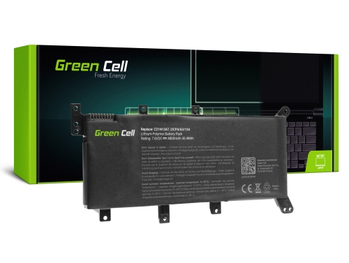 Bateria de laptop Green Cell Asus R556 R556L R556LA R556LB R556LD R556LJ R556LN A555L F555L F555LD K555L K555LD