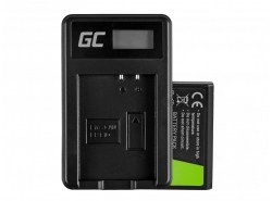 Green Cell ® e carregador LC-E10 para OS Rebel T3, T5, T6, Kiss X50, Kiss X70, EOS 1100D