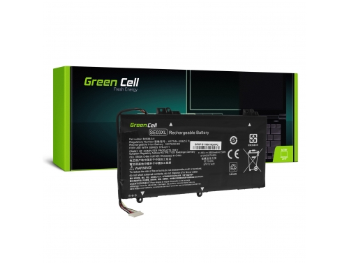 Green Cell Bateria SE03XL 849908-850 849568-421 849568-541 para HP Pavilion 14-AL 14-AL000 14-AL100 14-AV