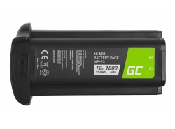 Bateria Green Cell ® NP-E3 para CANON EOS-1D Mark II EOS-1Ds Mark II EOS-1Ds EOS-1D Mark II N 1800 mAh