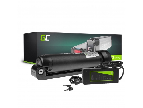 Green Cell Bateria para Bicicletas Elétricas 36V 5.2Ah 187Wh Down Tube Ebike 2 Pin com Carregador