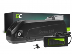 Green Cell Bateria para Bicicletas Elétricas 48V 15Ah 720Wh Down Tube Ebike EC5 para Samebike, Ancheer com Carregador