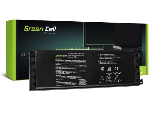 Green Cell Bateria B21N1329 para Asus X553 X553M X553MA F553 F553M F553MA D453M D553M R413M R515M X453MA X503M X503MA