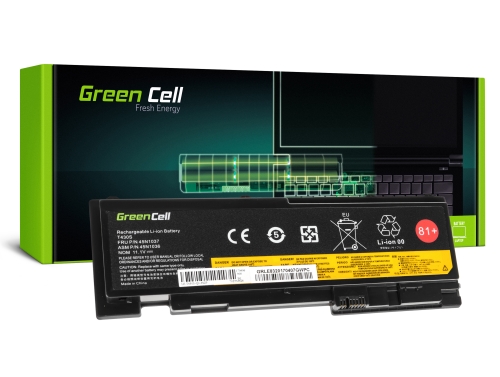 Green Cell Bateria 45N1036 45N1037 45N1038 42T4844 42T4845 42T4847 0A36287 para Lenovo ThinkPad T420s T420si T430s T430si