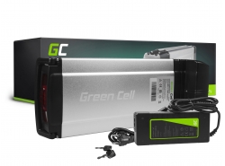 Green Cell Bateria para Bicicletas Elétricas 36V 12Ah 432Wh Rear Rack Ebike 4 Pin com Carregador