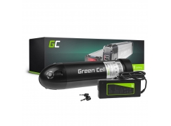 Green Cell Bateria para Bicicletas Elétricas 24V 12Ah 288Wh Down Tube Ebike 2 Pin com Carregador