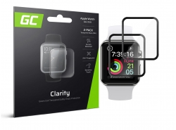 2x GC Clarity Schutzglas für Apple Watch 4/5 44mm