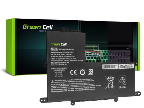 Green Cell Akku PO02XL para HP Stream 11 Pro G2 G3 G4 G5, HP Stream 11-R020NW 11-R021NW 11-Y000NW 11-Y002NW