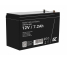 Bateria AGM GEL 12V 7,2Ah bateria de chumbo Green Cell livre de manutenção para UPS e monitoramento