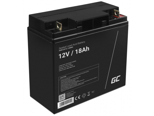 Bateria AGM GEL 12V 18Ah bateria chumbo Green Cell livre de manutenção para fotovoltaica e ecobatímetro