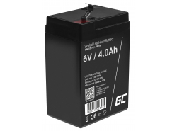 Bateria AGM GEL 6V 4Ah bateria de chumbo Green Cell livre de manutenção para trator e carro