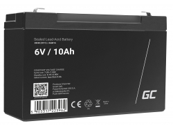 Bateria AGM GEL 6V 10Ah bateria de chumbo Green Cell livre de manutenção para carros e veículos elétricos