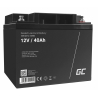 Bateria AGM GEL 12V 40Ah bateria chumbo Green Cell livre de manutenção para bicicleta e trator