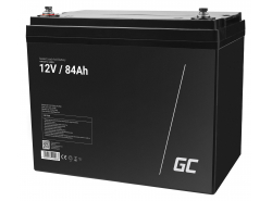 Bateria AGM GEL 12V 84Ah bateria de chumbo Green Cell livre de manutenção para barcos e botes