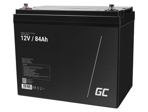 Bateria AGM GEL 12V 84Ah bateria de chumbo Green Cell livre de manutenção para barcos e botes