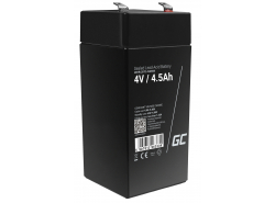 Bateria AGM GEL 4V 4,5Ah bateria de chumbo Green Cell Livre de manutenção para alimentação de brinquedos e lanternas