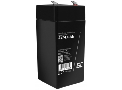 Bateria AGM GEL 4V 4Ah bateria de chumbo Green Cell caixa registradora e balanças