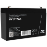 Bateria AGM GEL 6V 7,2Ah bateria de chumbo Green Cell livre de manutenção para cortadores de grama e tratores
