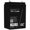 Bateria AGM GEL 12V 2.8Ah bateria de chumbo Green Cell livre de manutenção para gravidade e alarme