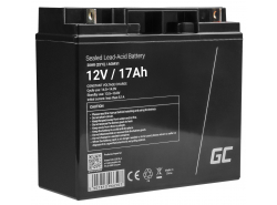 Bateria AGM GEL 12V 17Ah bateria de chumbo Green Cell livre de manutenção para fotovoltaicos e ecobatímetro