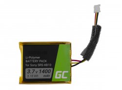 Green Cell ® Bateria Pilha CP-XB10 SF-08 para altifalante Bluetooth Sony SRS-XB10 SRS-XB12 Extra Bass, Li-Polymer 3.7V 1400mAh