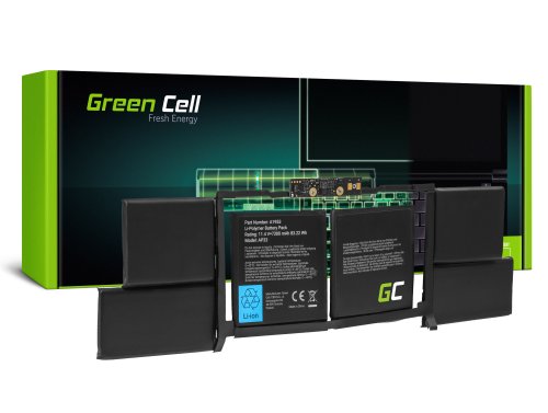 Bateria Green Cell A1953 para computadores portáteis Apple Macbook Pro 15 A1990 (2018 e 2019)