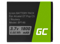 Bateria Green Cell TLIB5AF para Alcatel One Touch Pop C5 / X Pop / Roteador Link Zone 4G LTE / MW40 / Airbox LTE