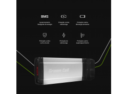 Akku Batterie Green Cell Rear Rack 36V 8.8Ah 317Wh für Elektrofahrrad E-Bike Pedelec
