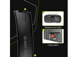 Akku Batterie Green Cell Frame Battery 36V 7.8Ah 281Wh für Elektrofahrrad E-Bike Pedelec