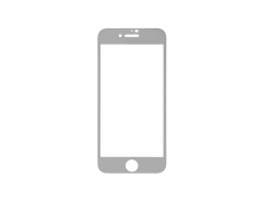 Schutzglas für Apple iPhone SE GC Clarity Panzerglas Schutzfolien Displayschutz 9H Härte - Weiß