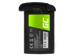 Bateria Green Cell ® LP-E4 LP-E4N LPE4N para Canon EOS 1D 1Ds 1D X 1D Mark III 1Ds Mark III 1D Mark IV (2600mAh 11.1V)