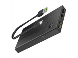 Power Bank Green Cell GC PowerPlay10S 10000mAh com carga rápida 2x USB Ultra Charge e 2x USB-C Power Delivery 18W
