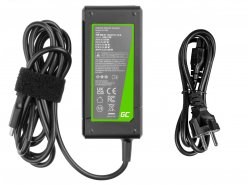 Adaptador de alimentação Green Cell USB-C 65W carregador para laptops, tablets e telefones