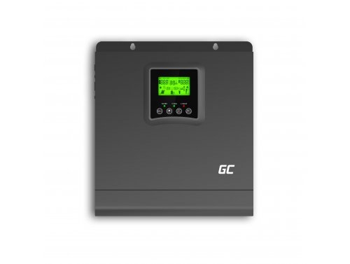 Inversor solar Conversor Off Grid com carregador solar MPPT Green Cell 24VDC 230VAC 2000VA/2000W Onda senoidal pura