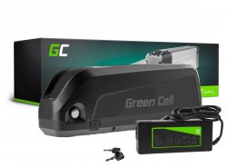 Green Cell Bateria para Bicicletas Elétricas 48V 18Ah 864Wh Down Tube Ebike EC5 para Samebike, Ancheer com Carregador