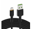 Cabo USB Green Cell GC Ray - Micro USB 200 cm, LED laranja, carregamento rápido Ultra Charge, QC3.0