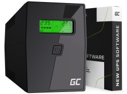 Green Cell Fonte de Alimentação Ininterrupta UPS 600VA 360W com Display LCD + Nova Aplicação