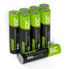 8x Pilhas recarregáveis AAA R3 950mAh Ni-MH Baterias Green Cell