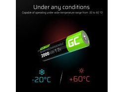 Green Cell 4x AA HR6 2000mAh Akku