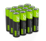 12x Pilhas recarregáveis AA R6 2000mAh Ni-MH Baterias Green Cell