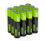 12x Pilhas recarregáveis AAA R3 950mAh Ni-MH Baterias Green Cell