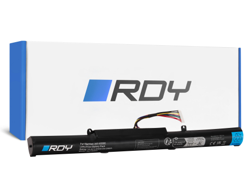 Bateria RDY A41-X550E para Asus R510 R510D R510DP R751LN R751J R752L R752LAV R752LB X550D X550DP X750J X751L F550D F751L