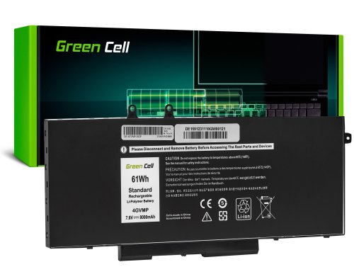 Green Cell Bateria 4GVMP para Dell Latitude 5400 5410 5500 5510 Precision 3540 3550